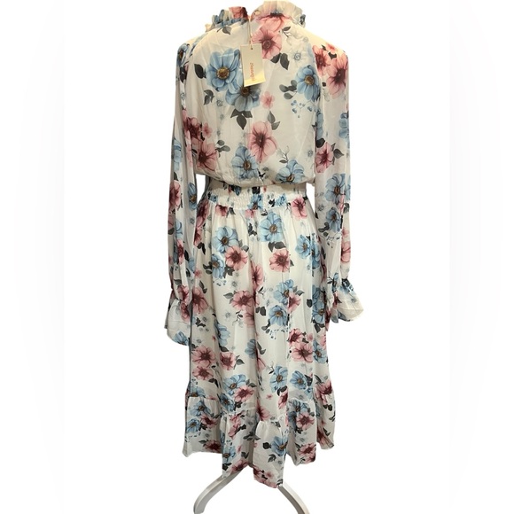 NWT Sunny Spirit Floral Boho Midi Dress - Size Small - Picture 7 of 12